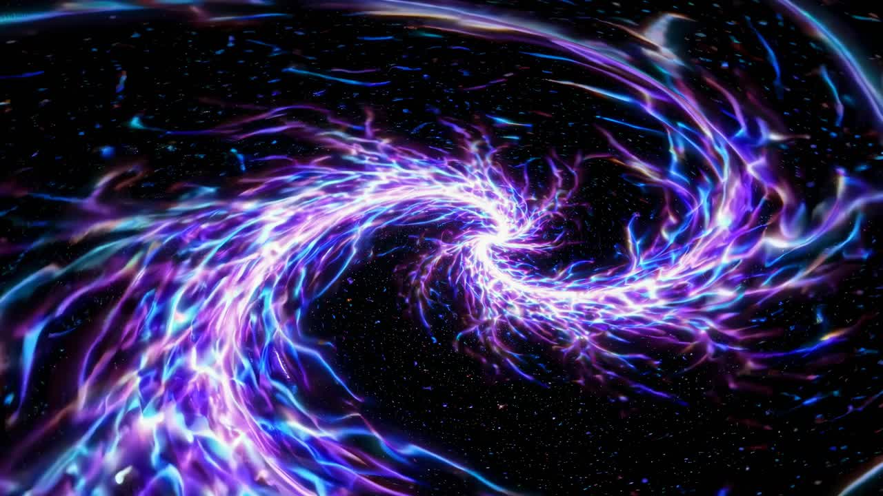 Spirala cosmica astratta
