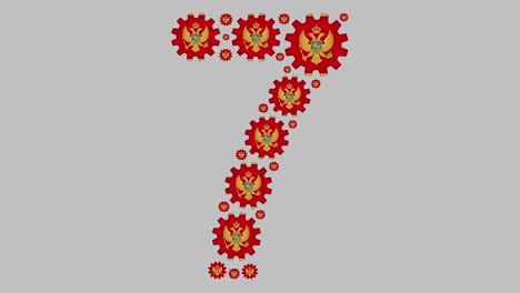 montenegrin number seven