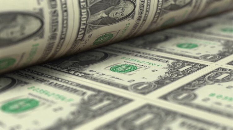 stampa di banconote da un dollaro