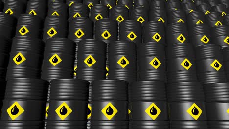 4k muchos barriles de petróleo. fondo en bucle