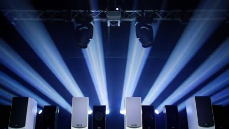 illuminated soundscape: dramatic lighting and sound equipment create an engaging atmosphere in a live event setting, highlighting performance and ambience
