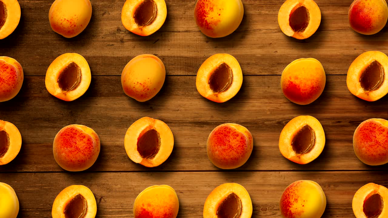 Fond d'abricots frais