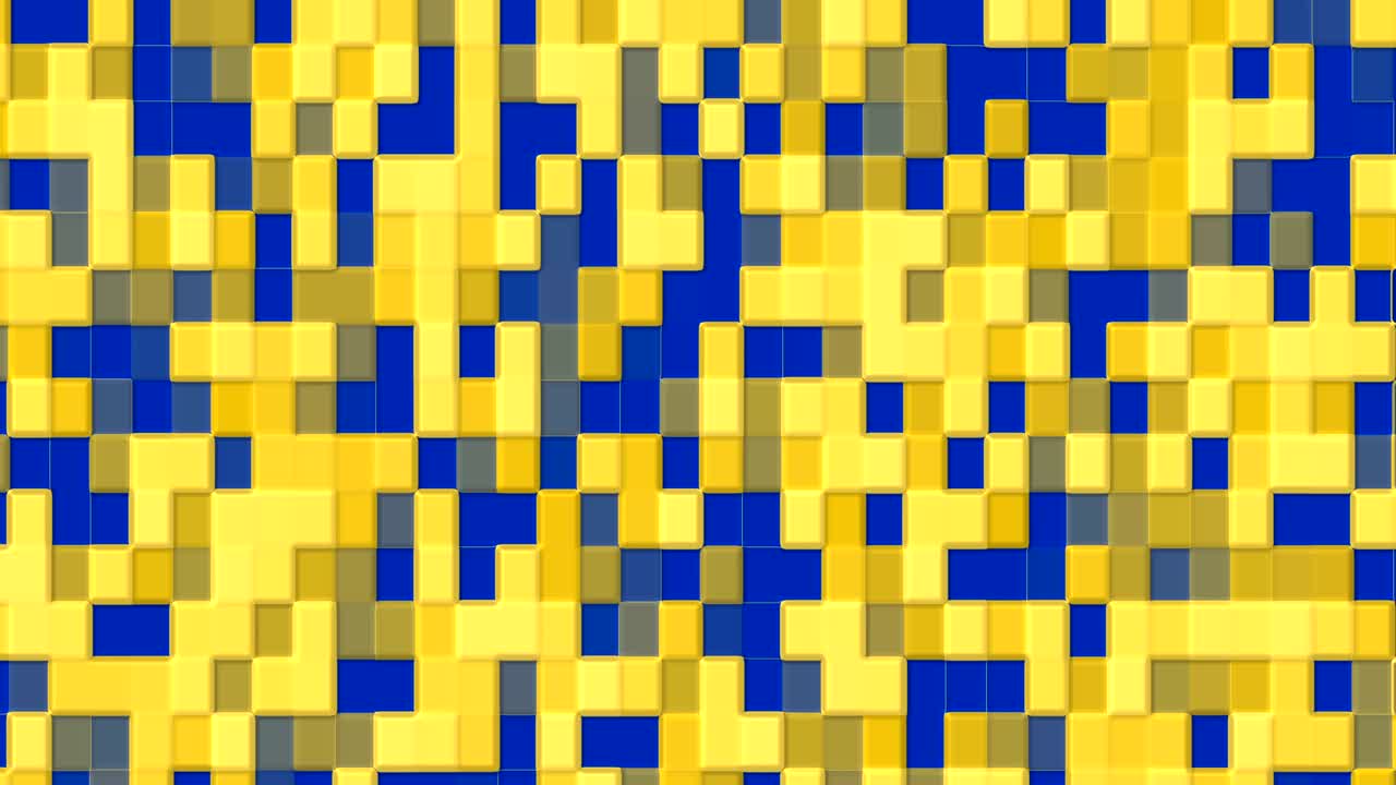 Abstract animated background of rectangles