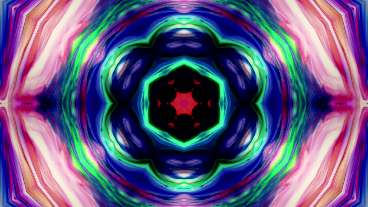 abstracto pincel tinta concepto liso patrón simétrico ornamental decorativo caleidoscopio movimiento círculo geométrico y formas de estrellas