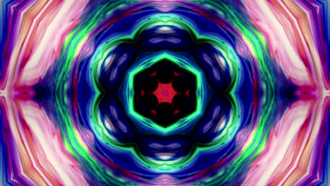 abstracto pincel tinta concepto liso patrón simétrico ornamental decorativo caleidoscopio movimiento círculo geométrico y formas de estrellas