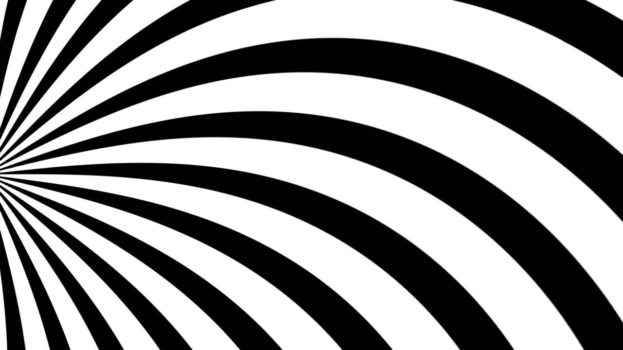 Design di un'animazione rotante a spirale in movimento, isolata su sfondo bianco.