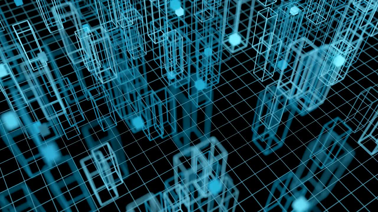 4K Cloud Computing Storage Concept.