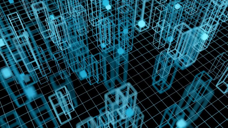 4K Cloud Computing Storage Concept.