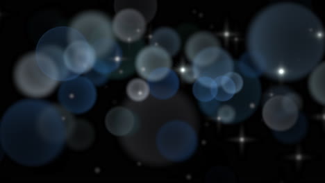 Fallende-Blaue-Glitzer-Und-Partikel-Auf-Mode-Und-Glänzendem-Hintergrund