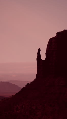 monument valley tribal park in fog