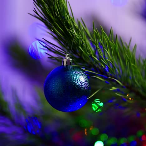 christmas toys on tree