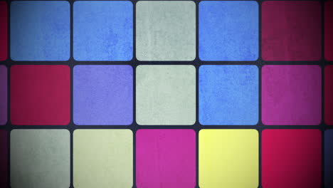 patrón de cuadrados de colores de movimiento 15