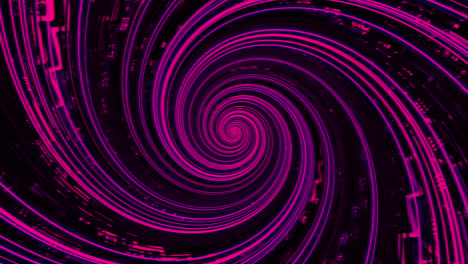 espiral de neón abstracto