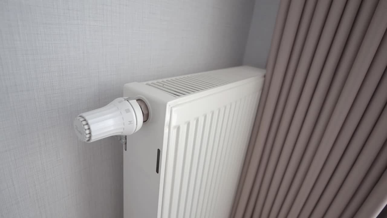 Radiator in a home interior