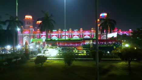 aerial view of 1090 chauraha gomti nagar, dr ambedkar dwar, lucknow metro and lucknow charbagh railway station and lucknow city