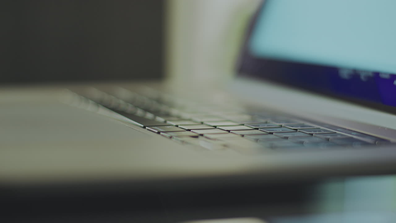 Laptop Keyboard Close-up