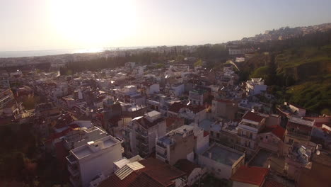 aerial view of thessaloniki panorama