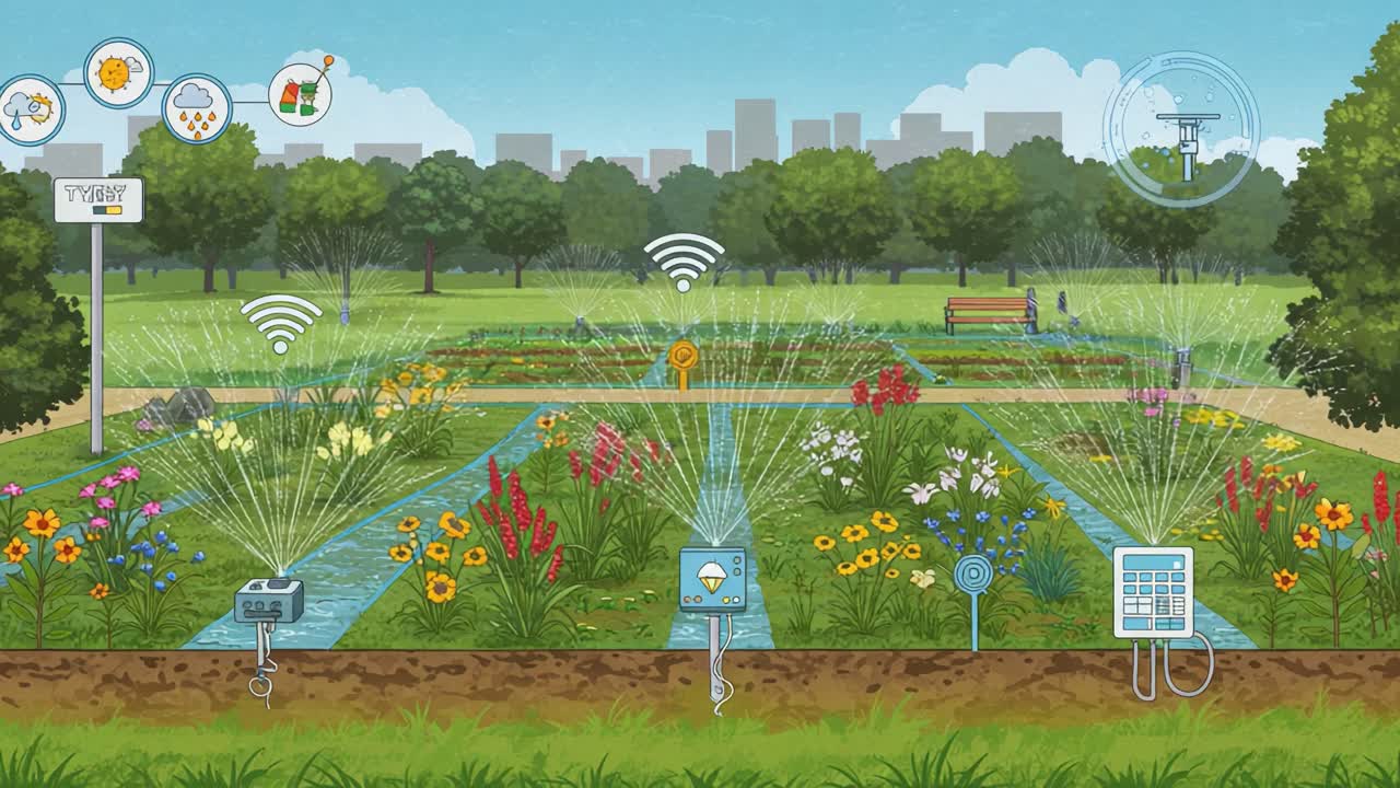 A Smart Irrigation System Enhancing a Vibrant Flower Garden with High ...
