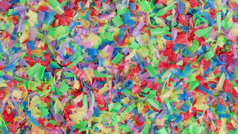 recycled plastic pieces