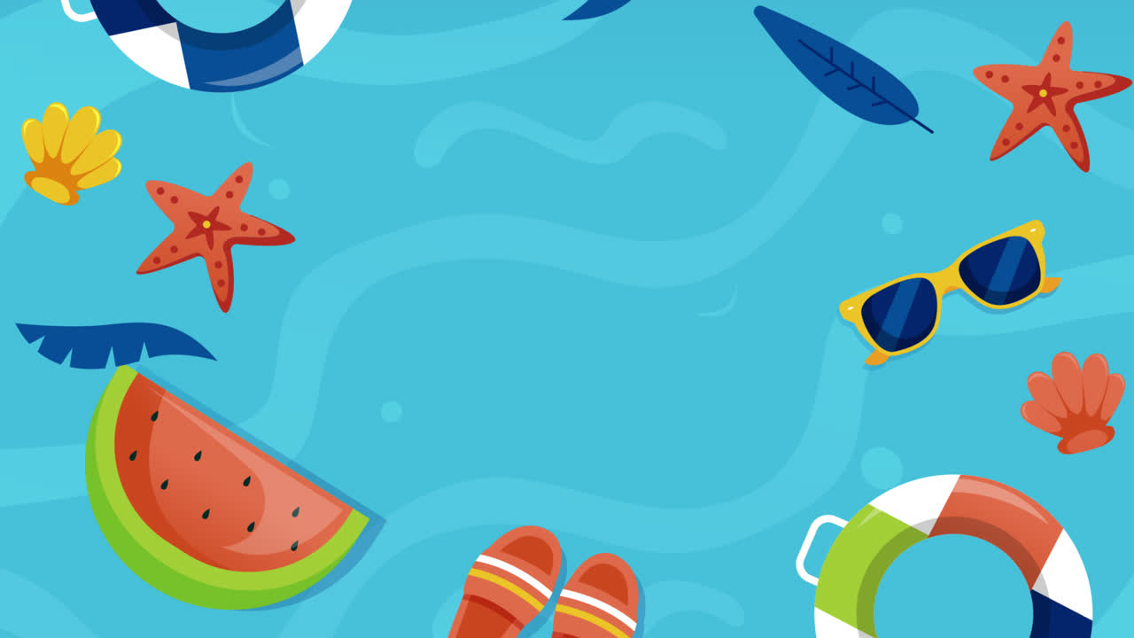 여름 휴가 배경
