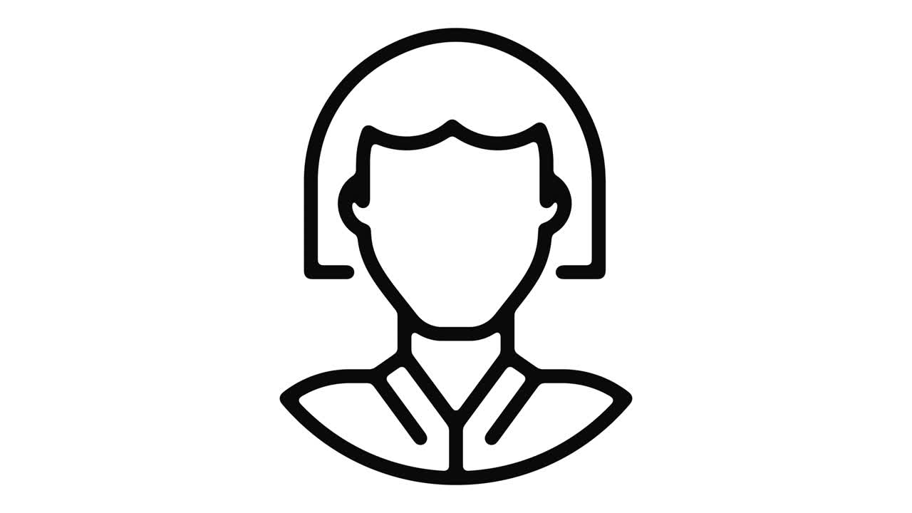 비즈니스맨 라인 모션 그래픽