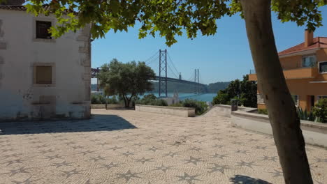 lisbon, portugal: 25 de abril bridge view