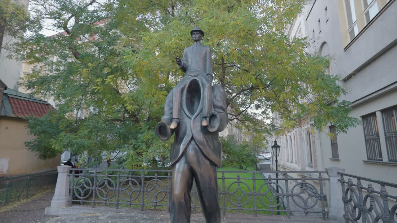 Statue by David Černý in Prague