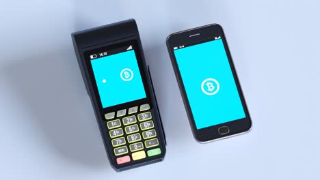 pago inalámbrico desde el teléfono inteligente a la terminal. rápida transferencia nfc entre las cuentas bancarias. moneda virtual aplicación electrónica moderna sin esfuerzo, tecnología internacional, en todo el mundo.