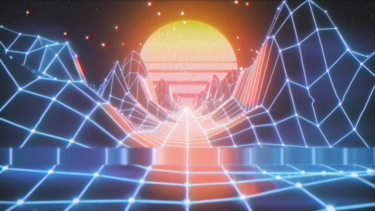 우주에서의 레트로 미래의 비행