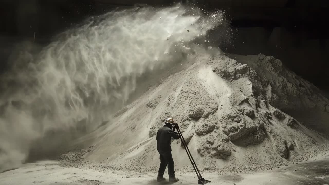 Industrial Sand Handling and Dust Suppression