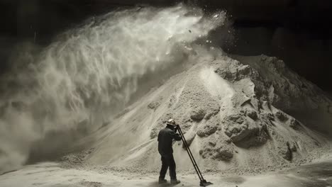 industrial sand handling and dust suppression