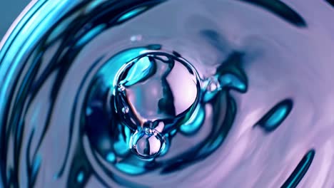 abstract liquid with bubbles