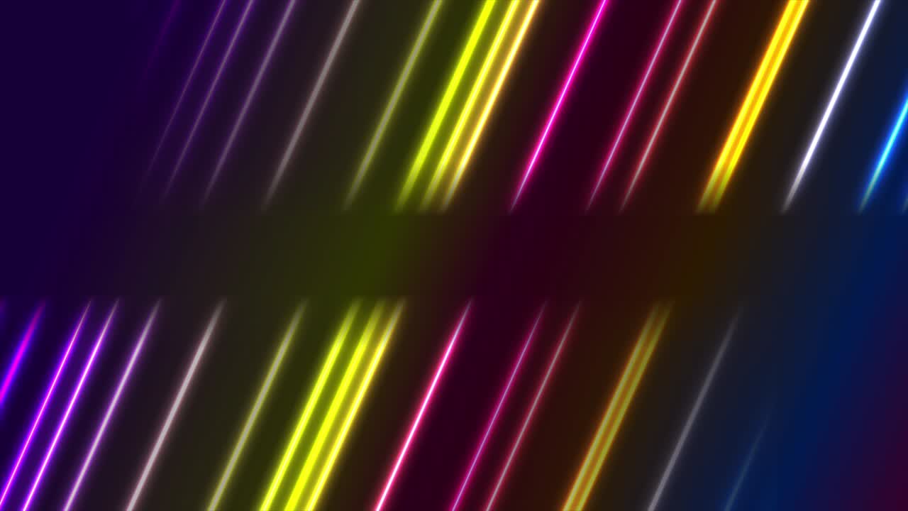 rayos láser de neón coloridos fondo de movimiento abstracto