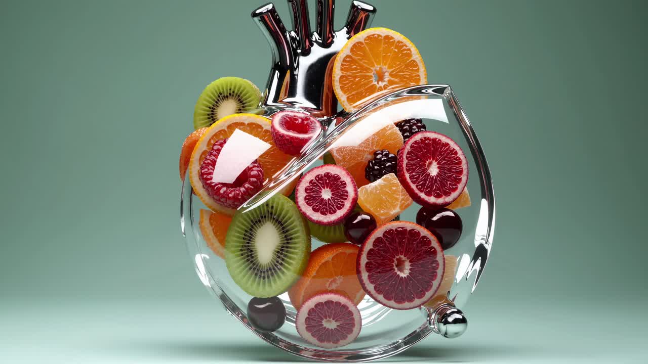 Heart-Shaped Fruit Bowl