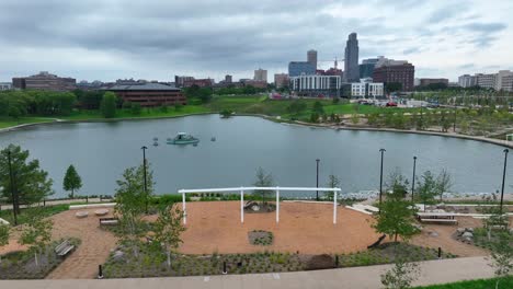 omaha: heartland of america park at the riverfront