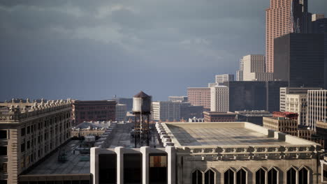 Art-Deco-Steingebäude-In-Der-Stadt-Chicago