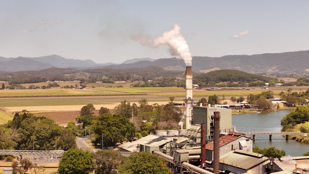 The Condong Sugar Mill near Murwillumbah in northern New South Wales in Australia
