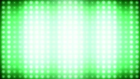 luces de escenario de led verdes