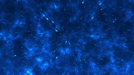 partículas de bokeh azul oscuro brillantes premios gradiente de polvo fondo abstracto