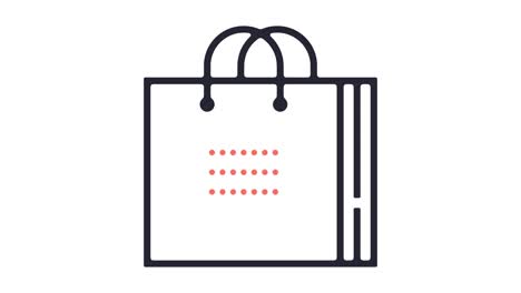 shopping bag icon animation