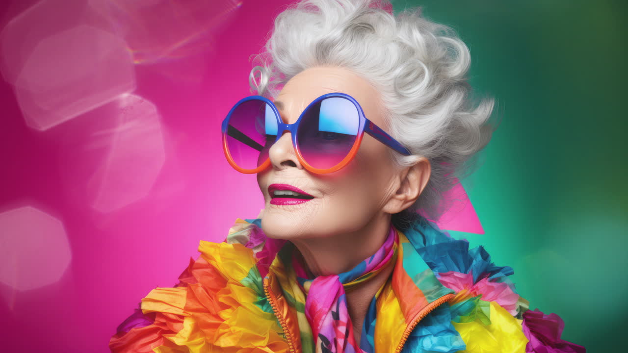 generado por una abuela de edad avanzada