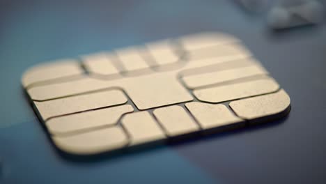 exploring the intricacies of modern smart card technology: a close-up look at the microchip and its components in action