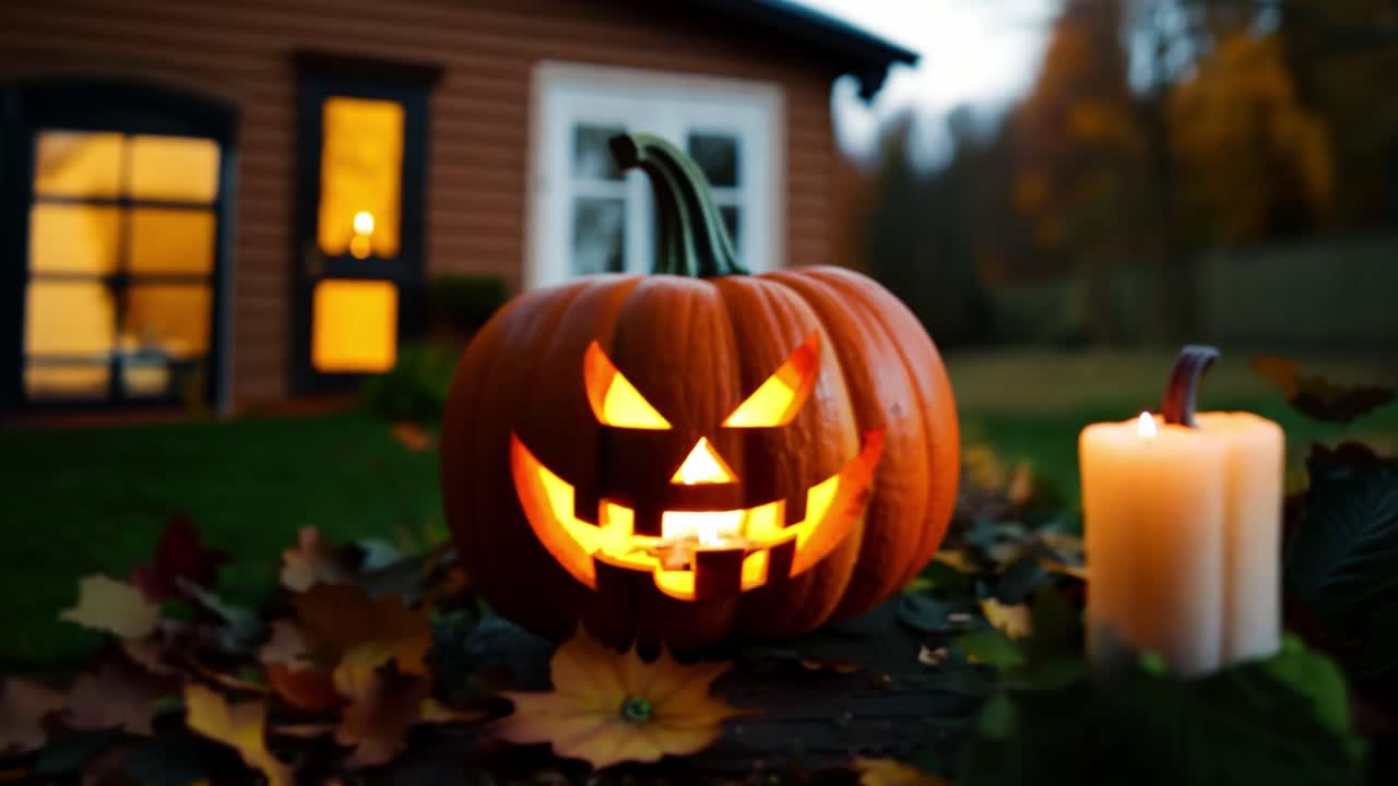 Jack-o'-lanterns for Halloween