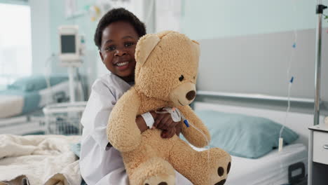 african boy child, hospital