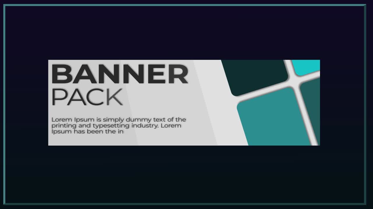 Geometric Banner Pack