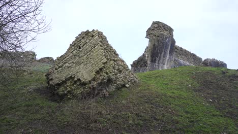 corfecastle, dorset, inglaterra, 27 de diciembre de 2019: corfe es el sitio de un castillo en ruinas del mismo nombre