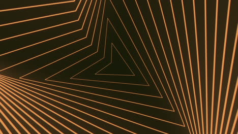 patrón dinámico en zigzag líneas anaranjadas intrincadas en fondo negro