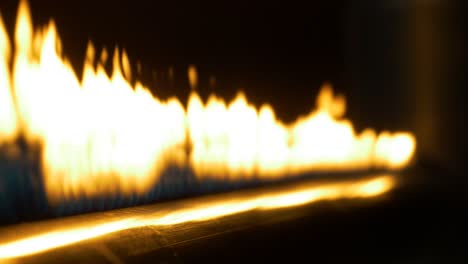 burning metal pipe