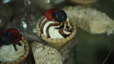 delicious mini tarts with berries