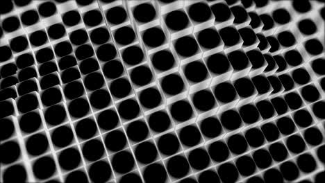 waving cubes loop (black)